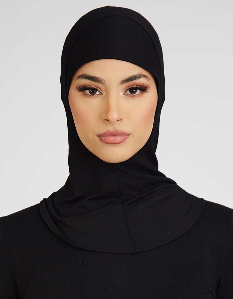 1 Women Balaclava Ninja Under Hijab Cap bonnet AMAL Muslim Ninja Hijab, Under Scarf Full Neck Cover, Caps Under Scarf, Head Neck Cover Adjustable Stretchy One Size Fits All Soft Cotton Stretch Viscose