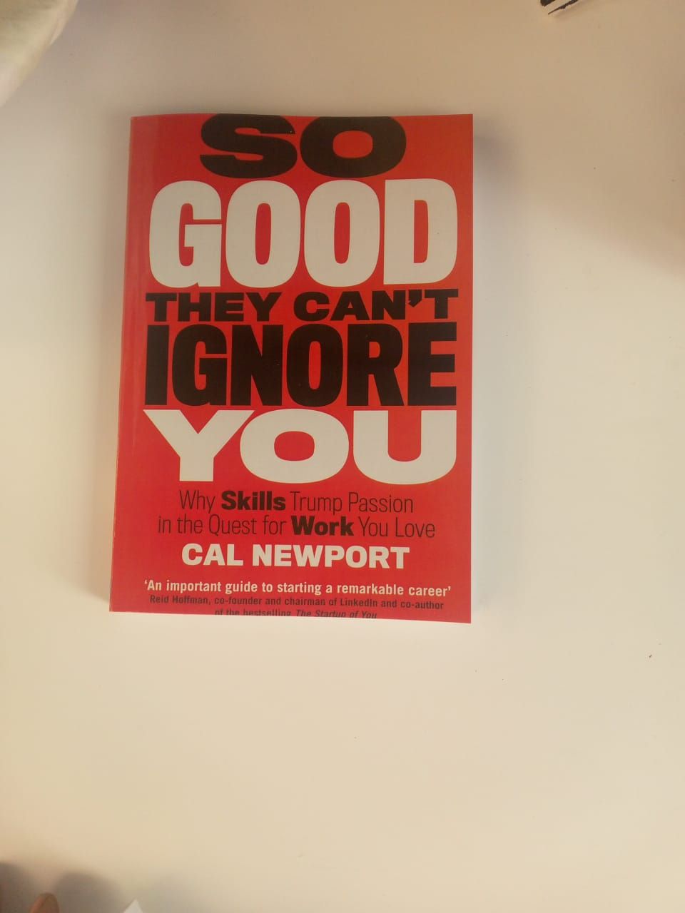 So Good They Can't Ignore You: Why Skills Trump Passion in the Quest for Work You Love