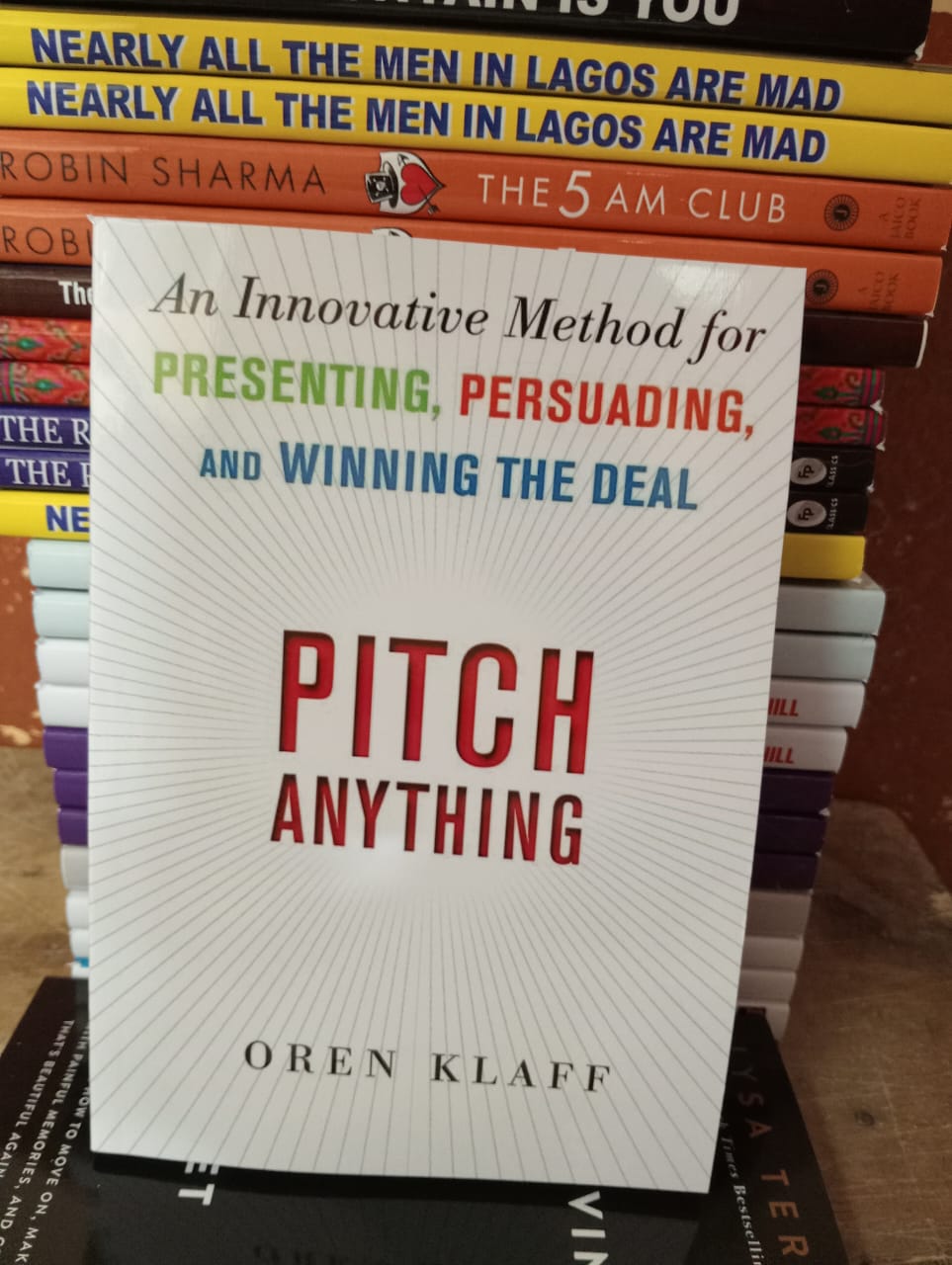 "Pitch Anything: An Innovative Method for Presenting, Persuading, and Winning the Deal" Author: Oren Klaff