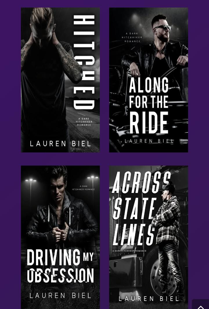 "Ride Into Obsession: The Complete Dark Hitchhiker Romance Set by Lauren Biel" (Set Of 4 Books)