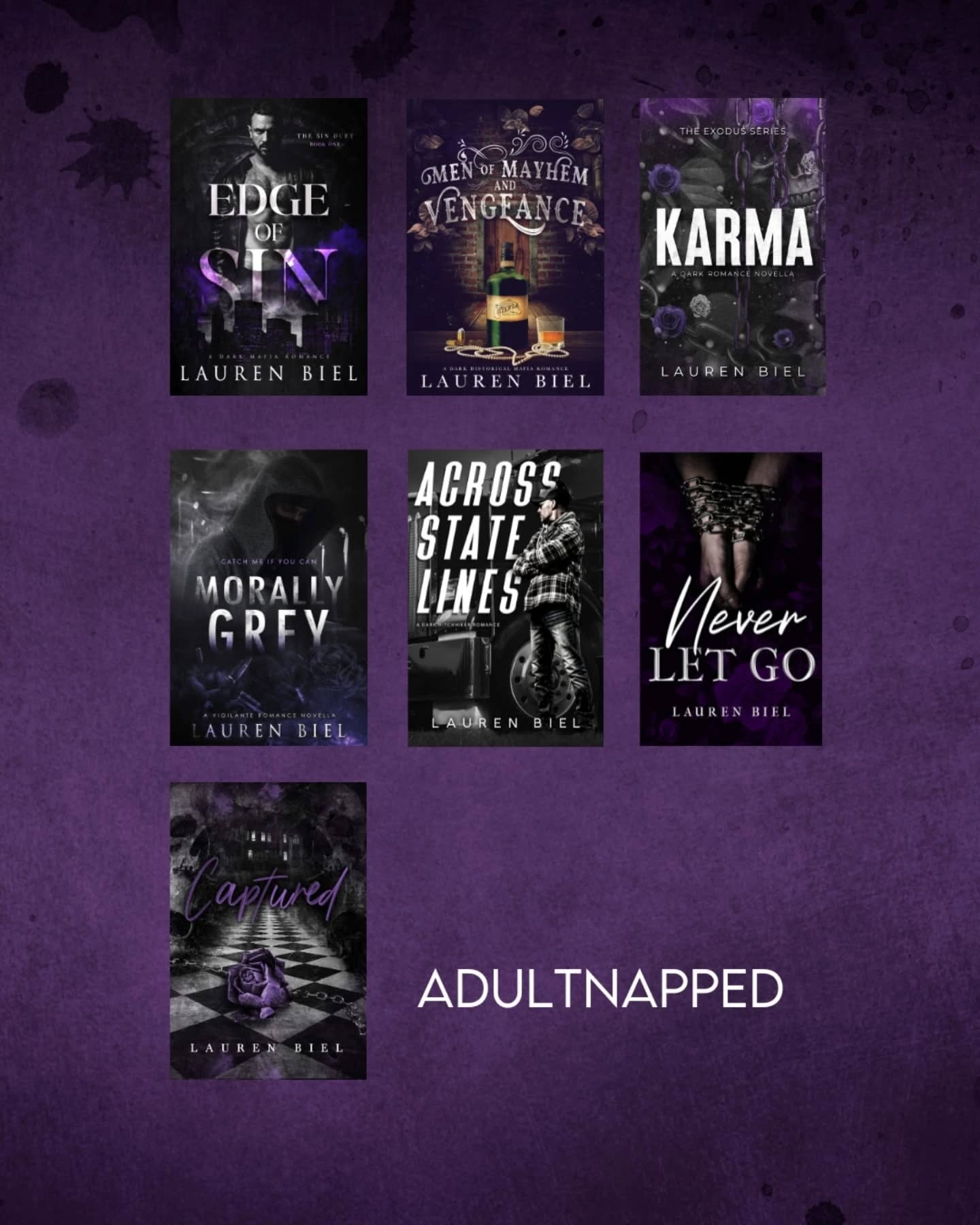 "Adultnapped: 7-Book Romance & Suspense Collection by Lauren Biel"