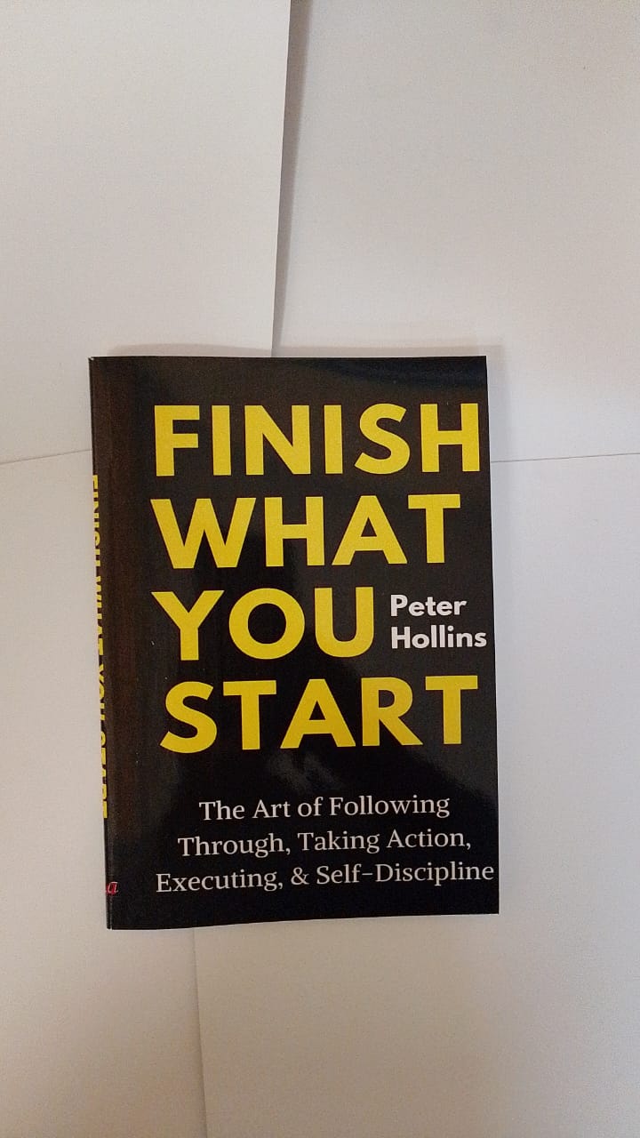 Finish What You Start Book By Peter Hollins
