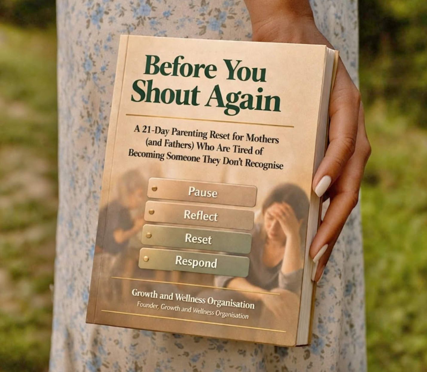 Before You Shout Again: A 21-Day Parenting Reset for Mothers (and Fathers) Who Are Tired of Becoming Someone They Don’t Recognise Book By Growth and Wellness Organisation