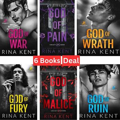 Legacy of Gods Series: A Dark College Mafia Romance 6-Book Collection Set Book By Rina Kent