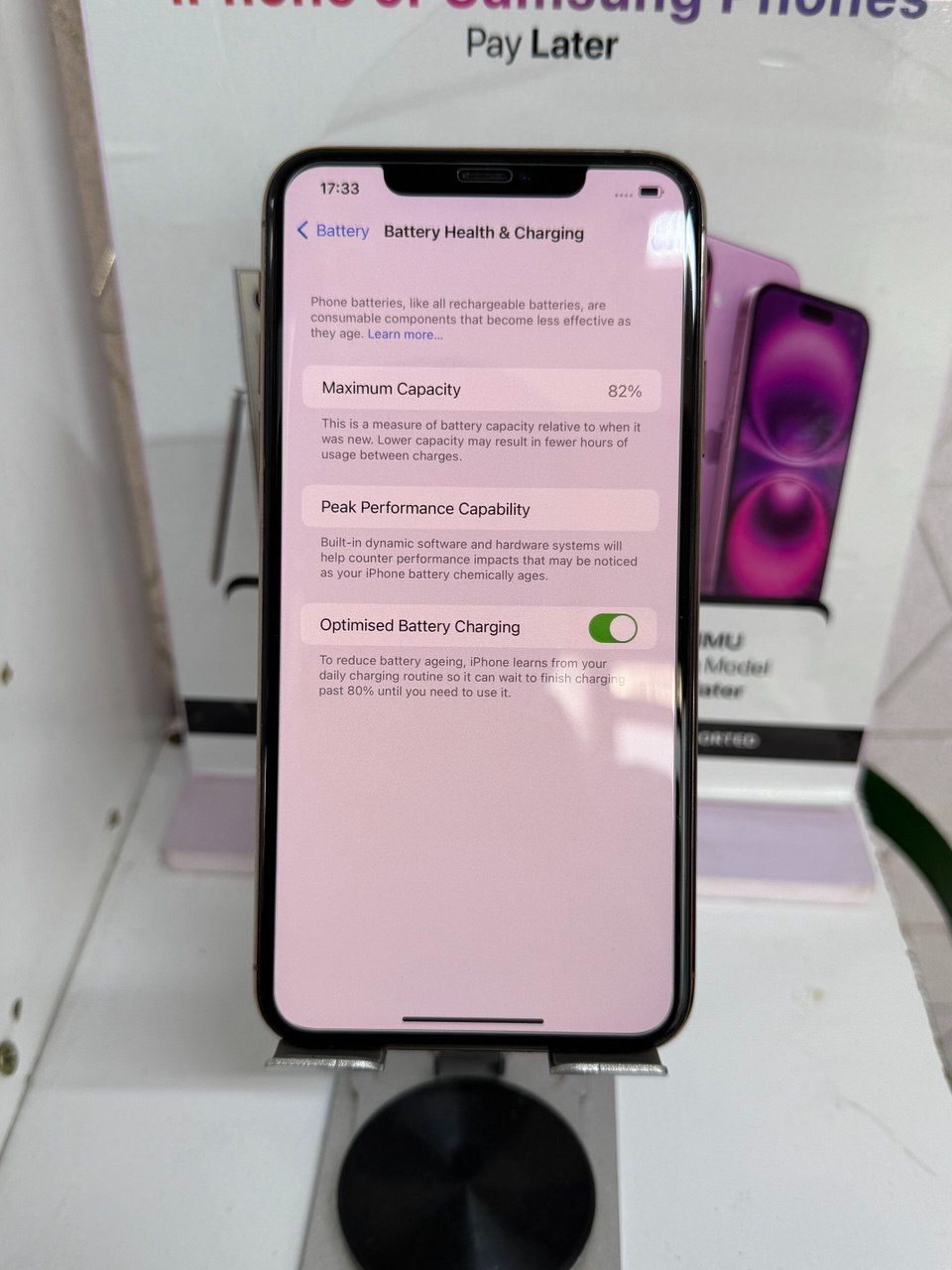 IPHONE 11 PRO MAX 512GB Face ID BATTERY HEALTH 82% TRUETONE ENABLED 4G WITH ESIM CLEAN AS NEW.