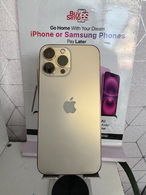 IPHONE 13 PRO MAX GOLDISH 256GB ROM BATTERY HEALTH 86% CERAMIC SHIELD FRONT,TRUETONE ENABLED MAGSAFE COMPATIBILITY 5G ENABLED