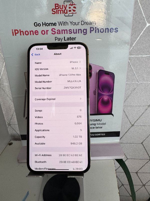 IPHONE 13 PRO MAX GOLDISH 256GB ROM BATTERY HEALTH 86% CERAMIC SHIELD FRONT,TRUETONE ENABLED MAGSAFE COMPATIBILITY 5G ENABLED