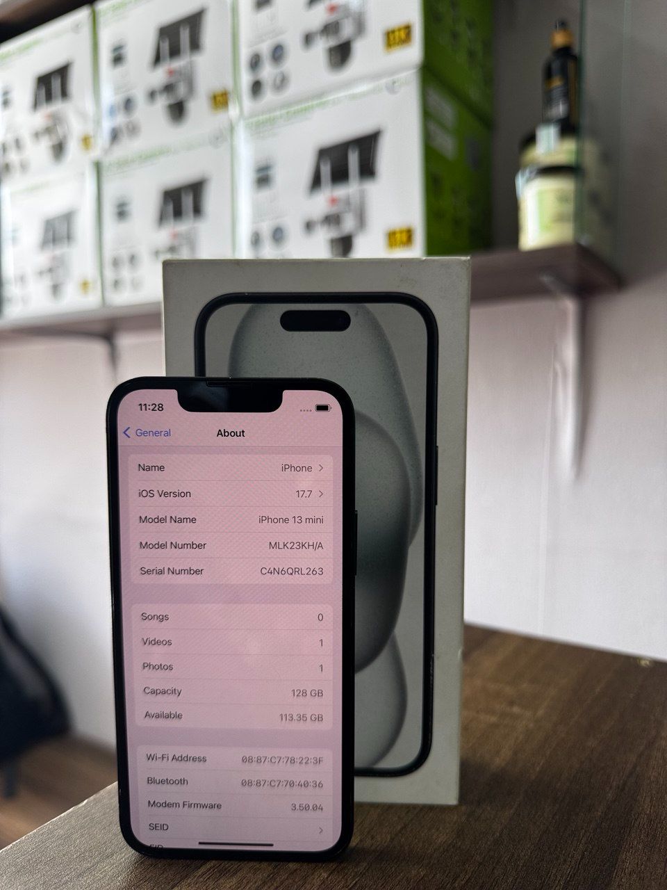 IPHONE 13 MINI RAM 4GB ROM 128GB PACKS A15 BIONIC, 5.4" SUPER RETINA OLED, DUAL 12MP CAMERAS, 5G & IP68 IN A POCKET-SIZED 141G BEAST – TINY BUT MIGHTY!