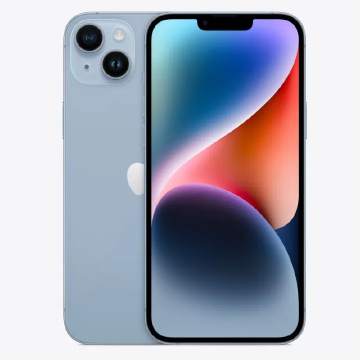 IPHONE 14 PLUS: 6.7-INCH SUPER RETINA XDR DISPLAY •82% BATTERY HEALTH A15 BIONIC CHIP (5-CORE GPU) • PRO-LEVEL 12MP DUAL CAMERA WITH SENSOR-SHIFT OIS • ALL-DAY BATTERY LIFE • CERAMIC SHIELD