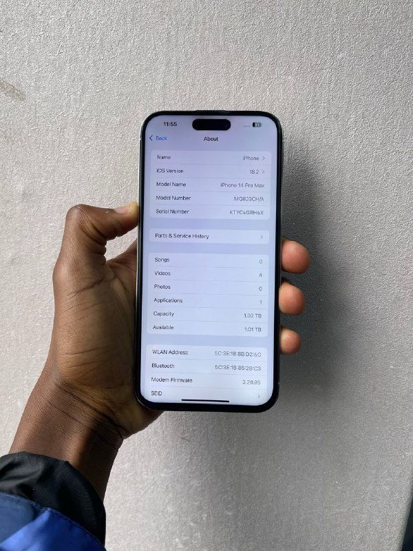 IPHONE 14 PRO MAX  1TB ROM 79% smartphone A16 Bionic BATTERY HEALTH -  REDEFINING BRILLIANCE, GAME-CHANGING DYNAMIC ISLAND, CINEMATIC 48MP PHOTOGRAPHY, & NEXT-LEVEL POWER