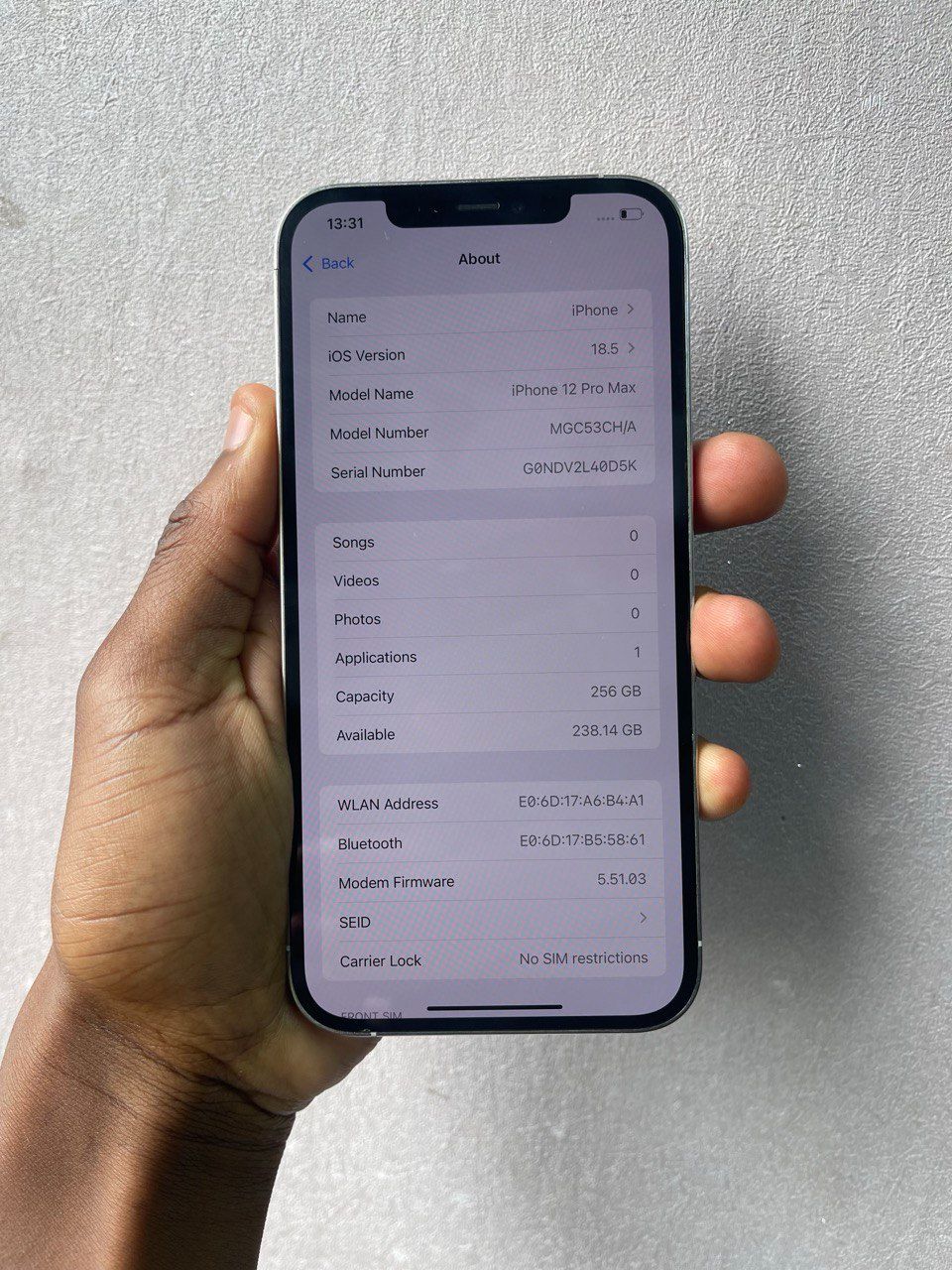 Like-New iPhone 12 Pro Max 256GB - Cinematic Video & Stunning Display! Professionally cared for, not a single scratch or mark. Cover and cables. Perfect for photographers