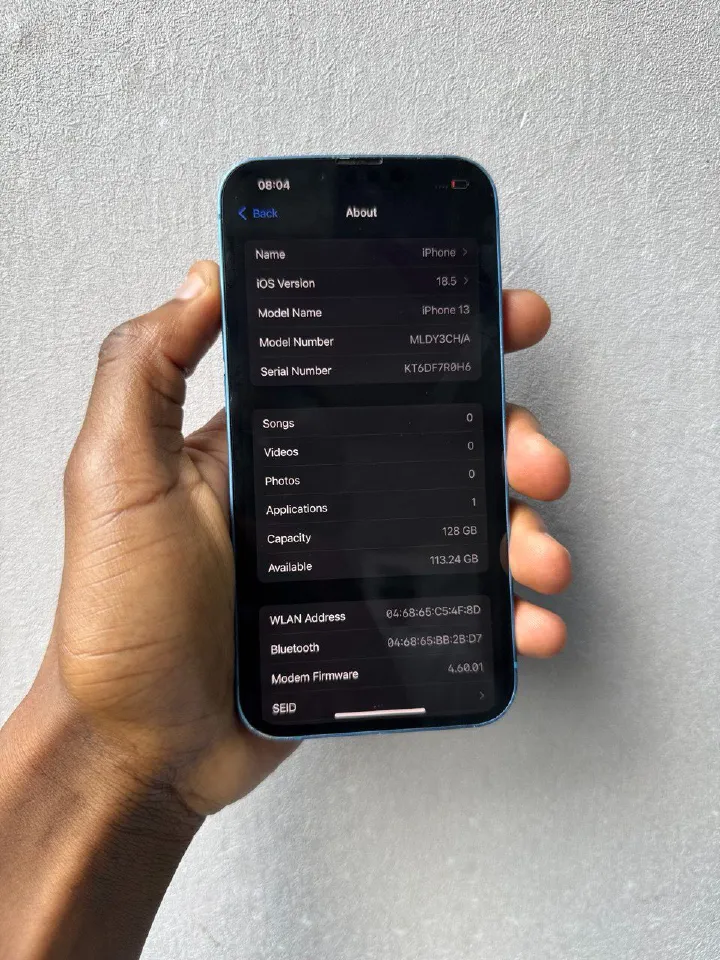 Excellent iPhone 13 – Strong 88% Battery Health, Gorgeous 6.1" OLED Display, Blazing Fast A15 Chip, Professional Dual Camera System – Looks & Works Like New