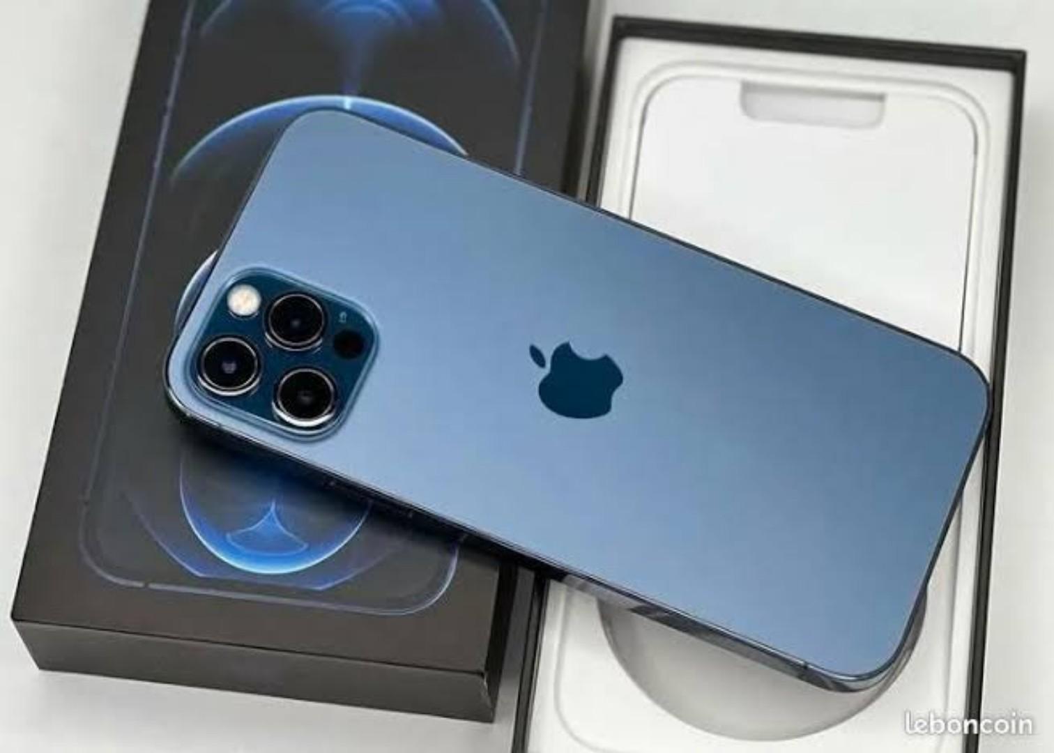 New Apple iPhone 12 Pro Max 256GB Smartphone Face Unlock 6.7 Inch + 5G  Phone.