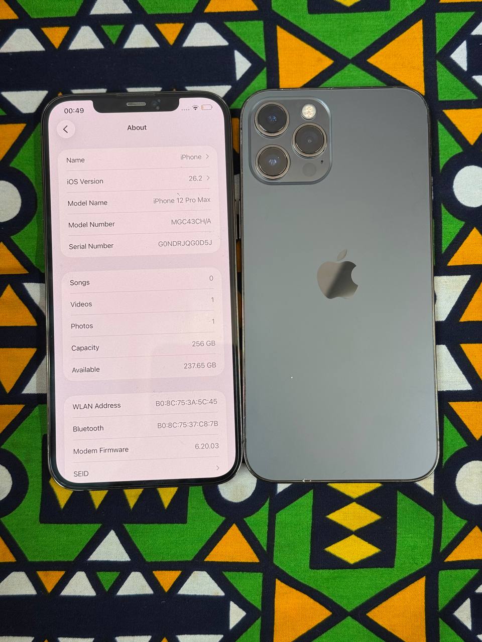 IPHONE 12 PRO MAX IN EXCELLENT CONDITION NOTHING CHANGED CLEAN AS NEW POWERFUL PERFORMANCE GREAT CAMERA PREMIUM DESIGN AND RELIABLE BATTERY
