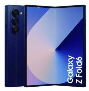 GALAXY Z FOLD 6 FOLDABLE PHABLET WITH 7.6″ MAIN + 6.3″ COVER DISPLAY, 12GB RAM 256GB STORAGE, SNAPDRAGON 8 GEN 3 SPEED, MULTITASKING GALAXY AI, TRIPLE CAMERAS, S PEN SUPPORT, 4400 mAh BATTERY.