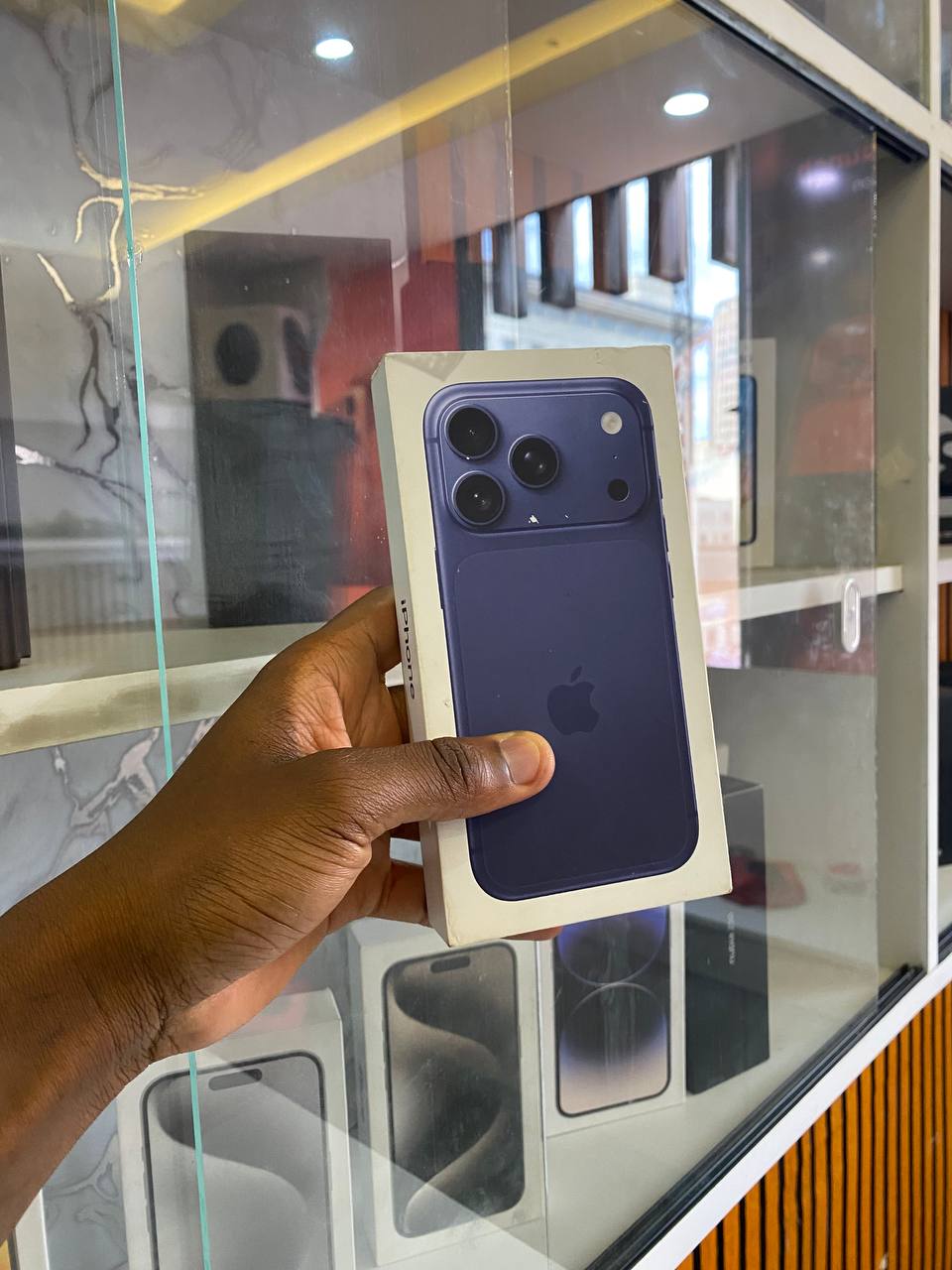 THE IPHONE 17 PRO FEATURES APPLE'S A19 PRO CHIP, A 6.3" DISPLAY, A REDESIGNED 48MP TRIPLE-LENS CAMERA WITH 8× OPTICAL ZOOM, AN 18MP FRONT CAMERA, UP TO 33 HOURS OF BATTERY LIFE.