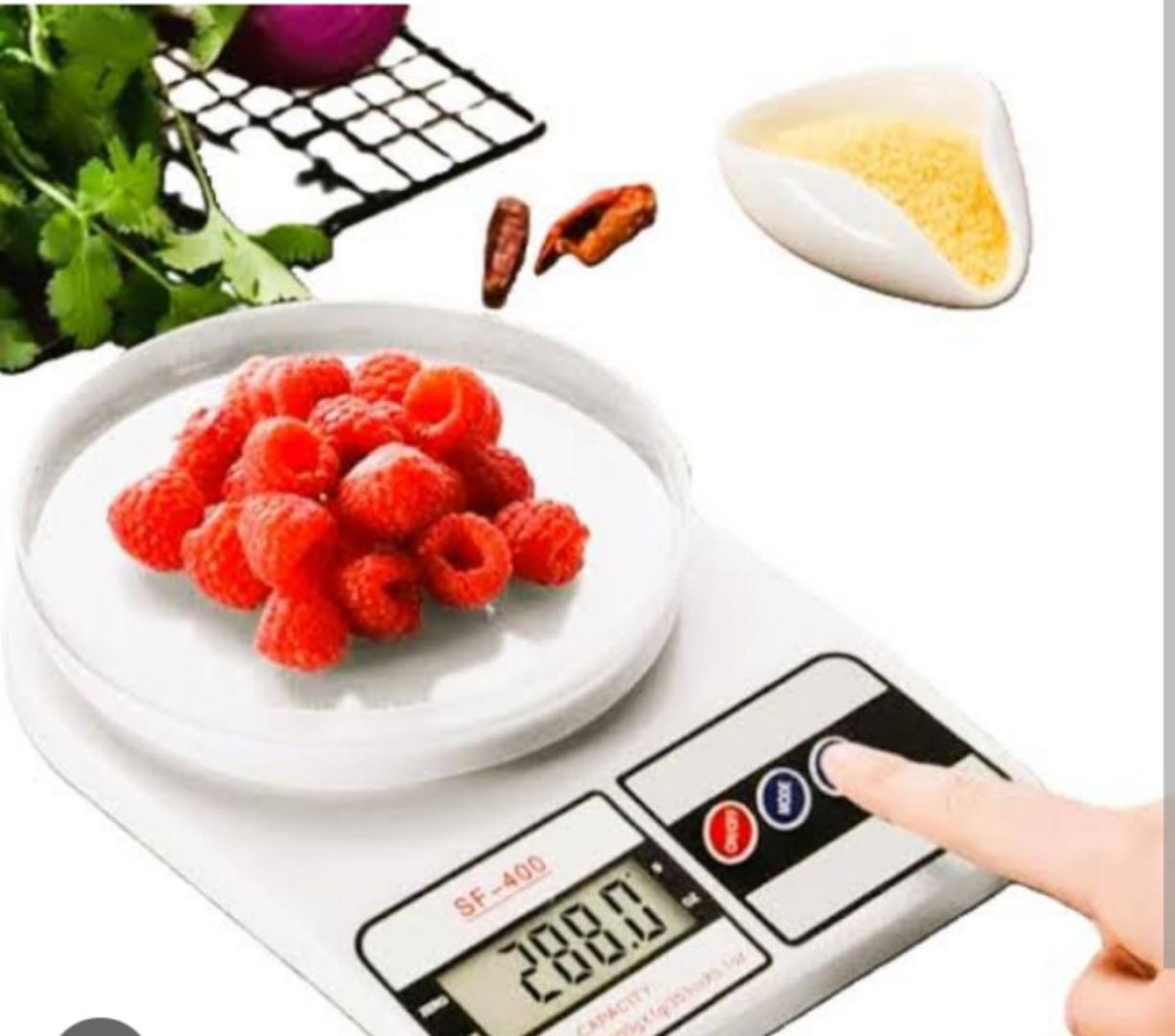 price drop 🔥🔥 special offer  Generic Digital Electronic kitchen 10 Kg weighing scale machine white one size White as picture