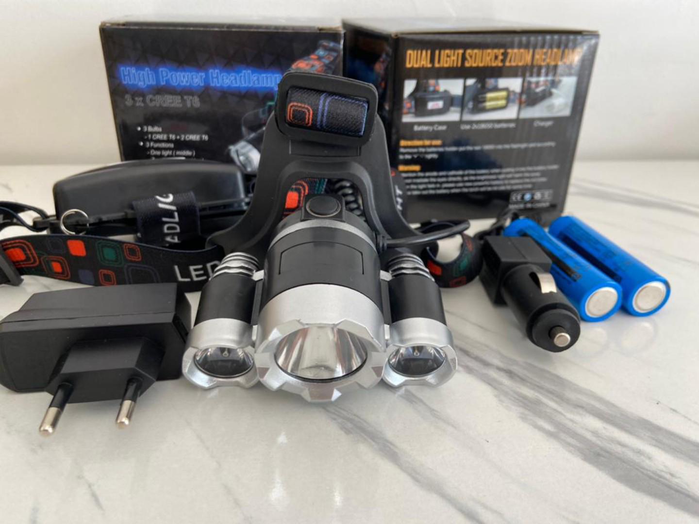 LED Headlamp Fishing Headlight 3/5 LED T6 L2 V6 Head Torch LED Lamp Flashlight Camping Light Waterproof Lanterna By 2x 18650