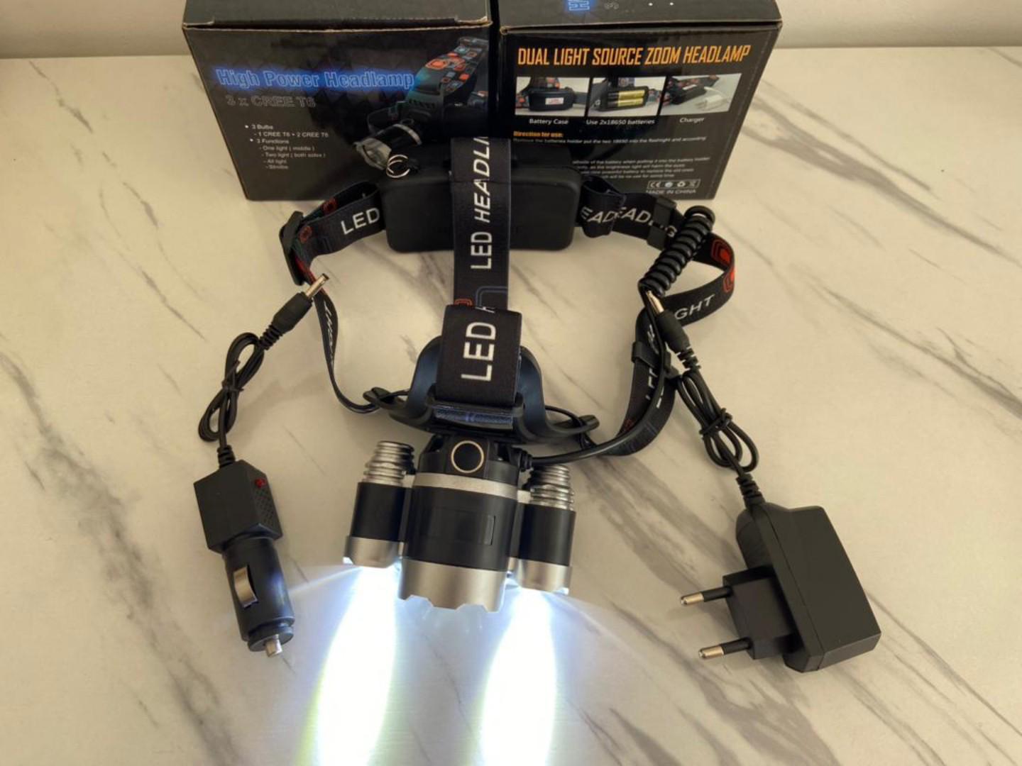 LED Headlamp Fishing Headlight 3/5 LED T6 L2 V6 Head Torch LED Lamp Flashlight Camping Light Waterproof Lanterna By 2x 18650