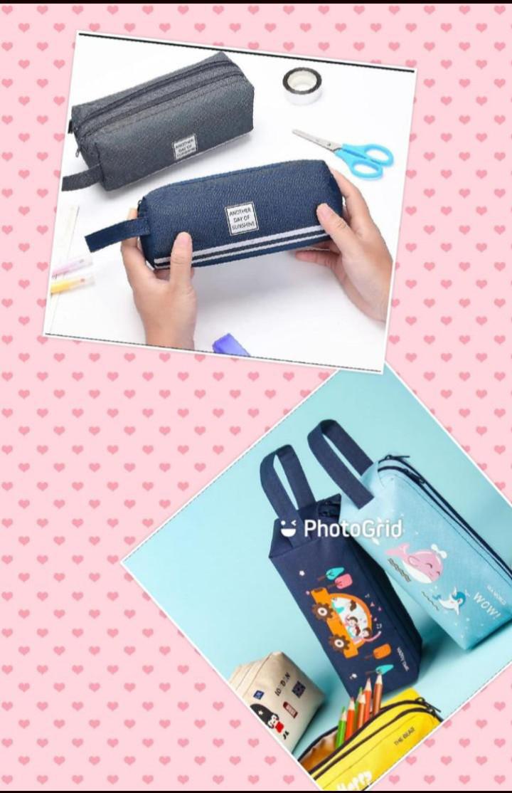 Foldable school Pencil pouch for students
