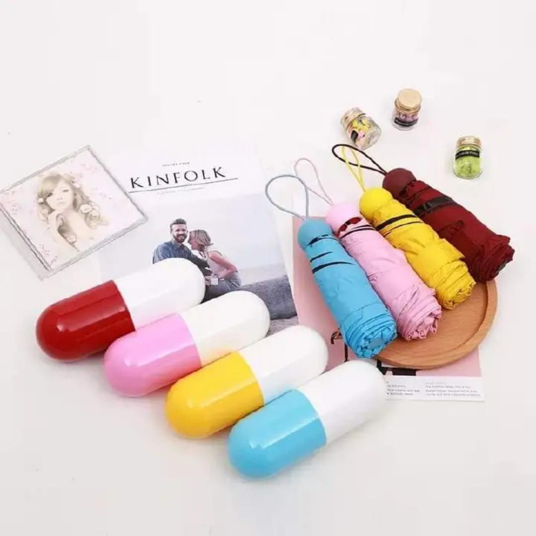 🎈PRICE DROP 🎉 CAPSULE UMBRELLA This new and fashionable ultra light-weight umbrella can be carried with ease wherever you go. Foldable to 18 cm(about one palm's length) with 5-fold rib design; compa