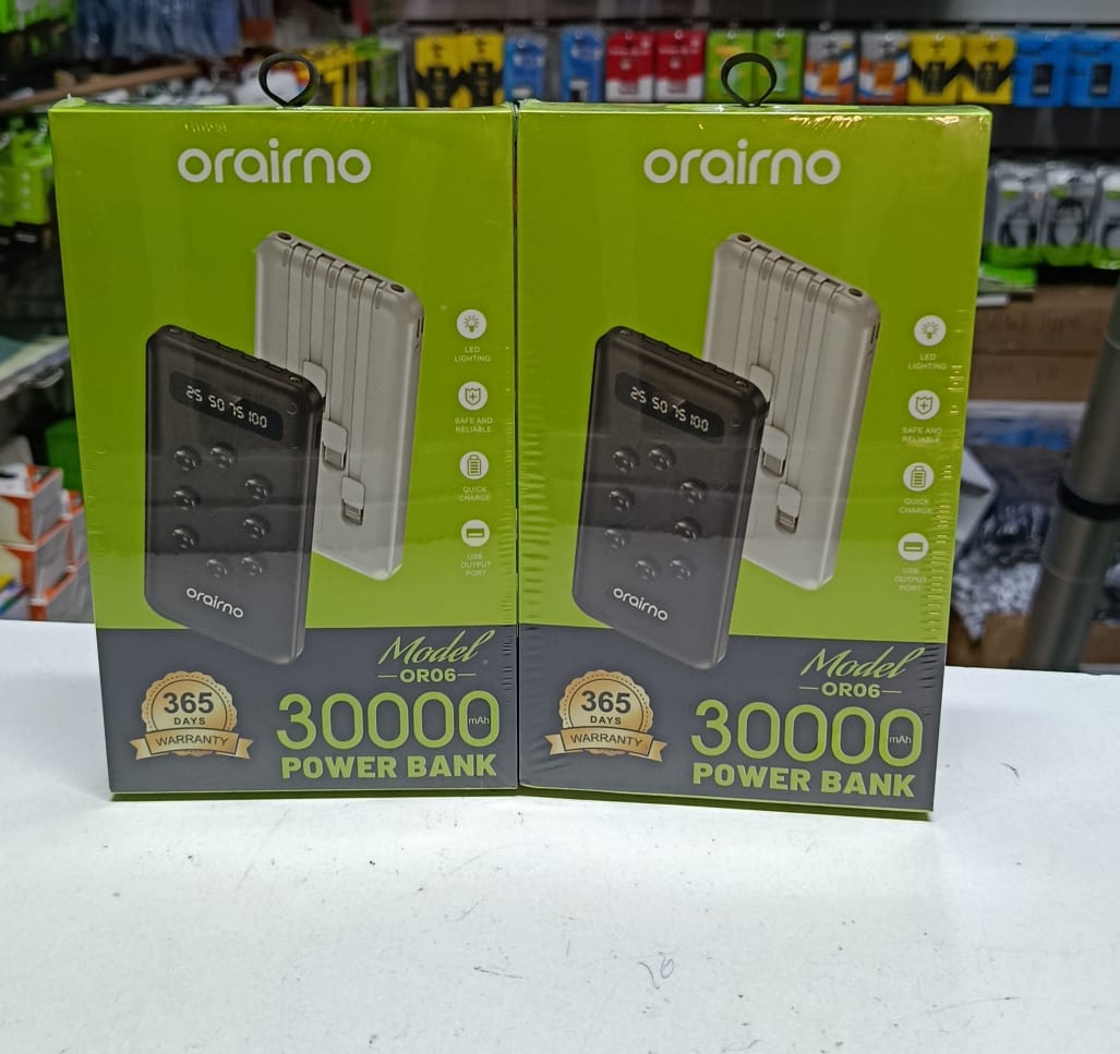 Oraimo Power Bank PowerBox 300 Lit 30000mAh 15W - LED Torch