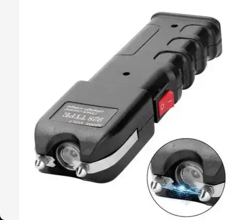 Heavy Duty Rechargeable with LED Stun Gun / Teaser with LED Flashlight
