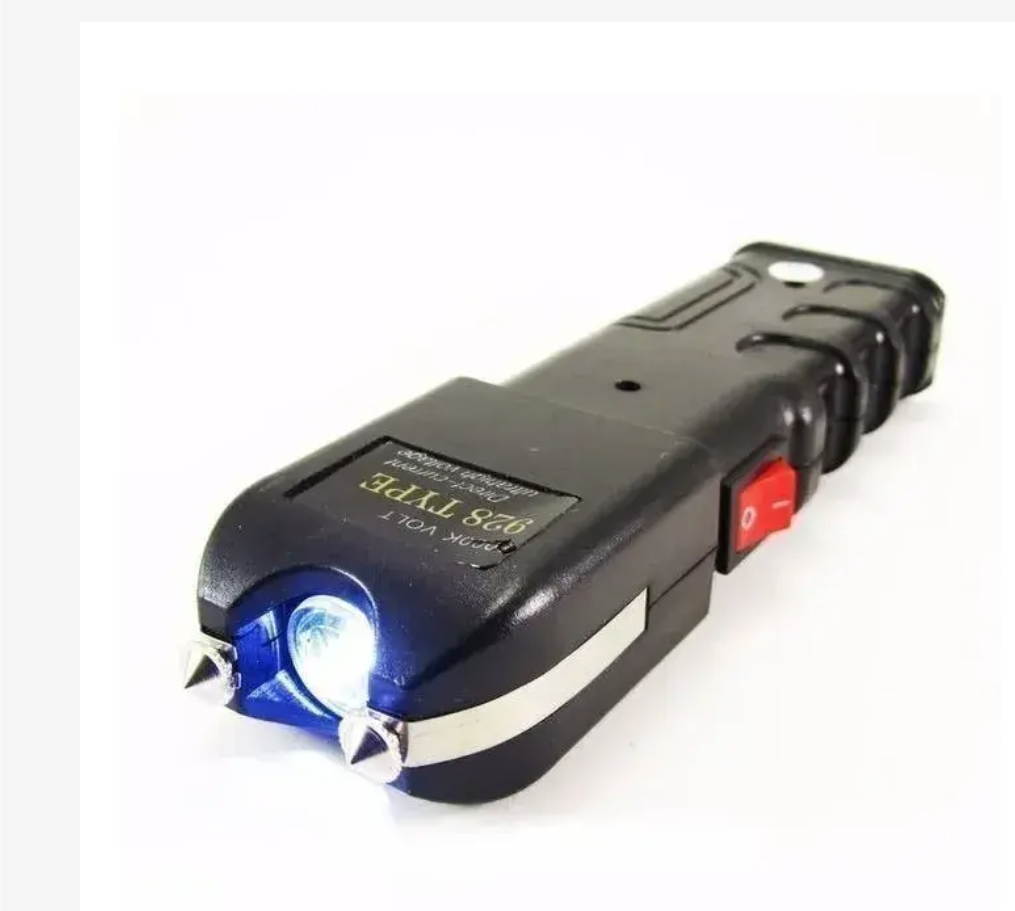 Heavy Duty Rechargeable with LED Stun Gun / Teaser with LED Flashlight