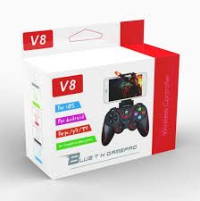 V8 Wireless Game Controller for Windows PC Steam IOS Mfi Android PS3/PS4/Switch Console control Mobile Phone Gamepad Joystick