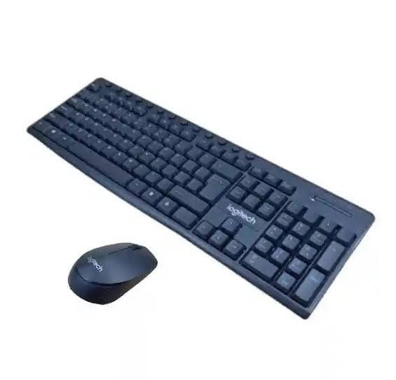 LOGITECH MK290 Combo Wireless Keyboard With Mouse Modern Full Size Layout, High-Quality Membrane Keyboard, Optical Mouse Max