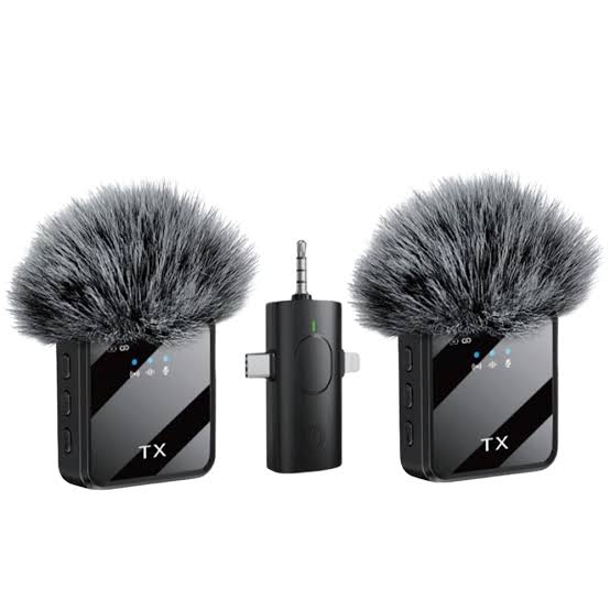 F11-2 Wireless Microphone 3 in 1 For Iphone ,Type C And Camera.