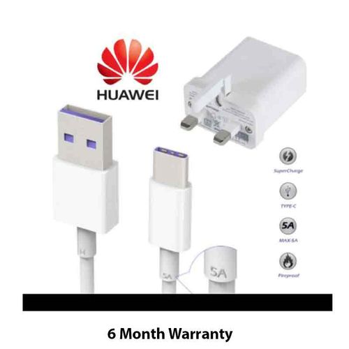 Huawei 40W SuperCharge 4.5A/5A Type-C Cable & Charger BUNDLE For Huawei P40 Pro, P30, P30 Pro, P20 Lite, Mate 30, Mate 20, Mate 20 Pro, Mate 10, Mate 10 Pro, Mate 9, Mate 9 Porsche Design, Nova 5T, No