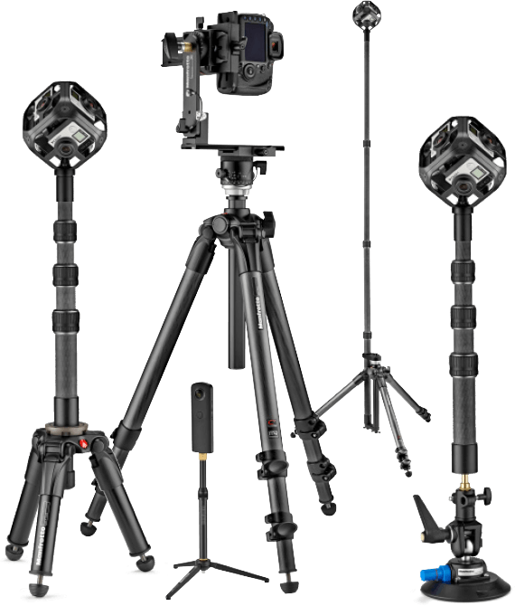 Professional WF-3520 Black Tripod Stand for Camera & Camcorder Mobile Phone & Video with Handle Head & Tripe Extensor Para Foto