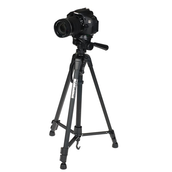 Professional WF-3520 Black Tripod Stand for Camera & Camcorder Mobile Phone & Video with Handle Head & Tripe Extensor Para Foto