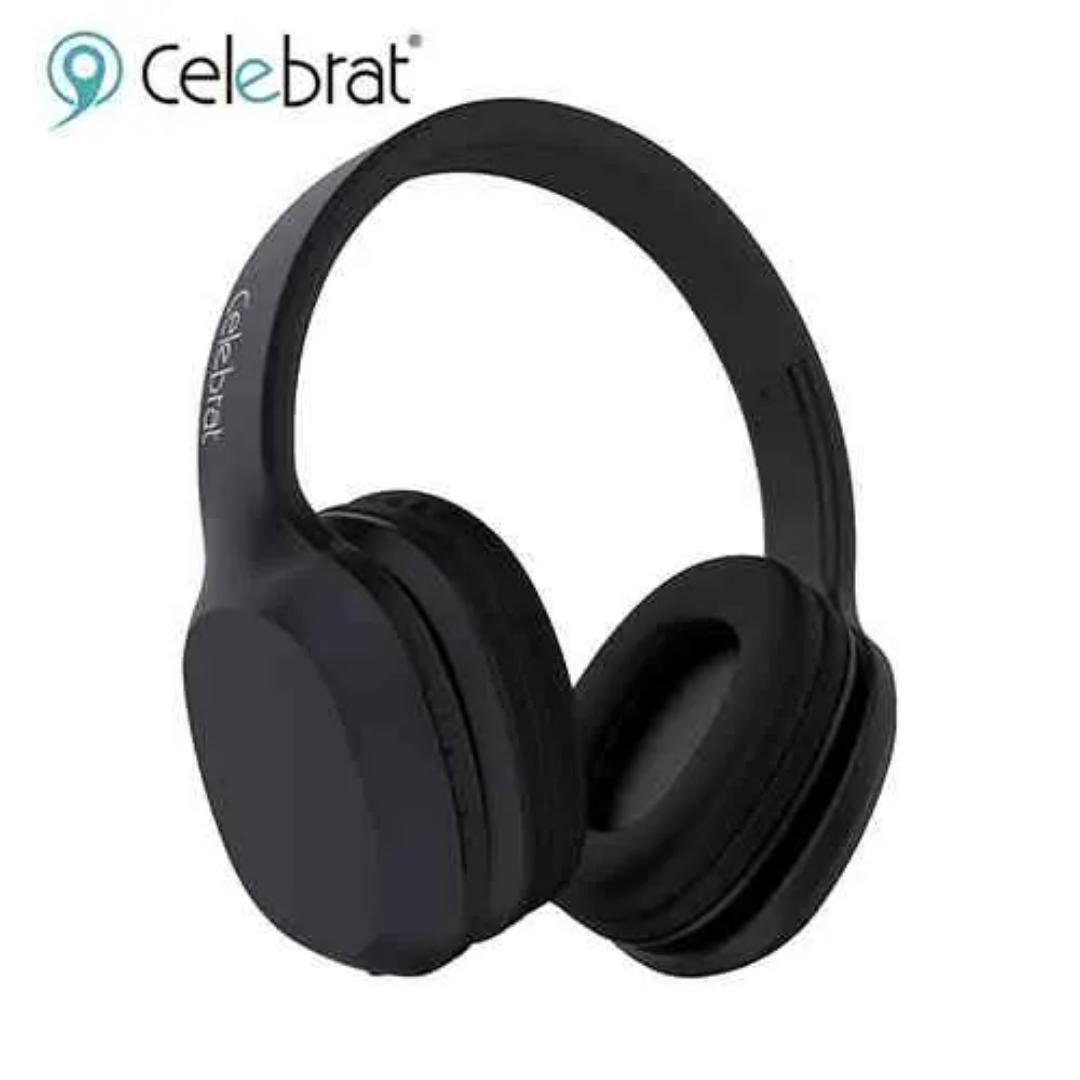 Celebrat A18 Wireless Bluetooth Headphones - 8-10 Hours Music Playtime , 5000mAh Battery