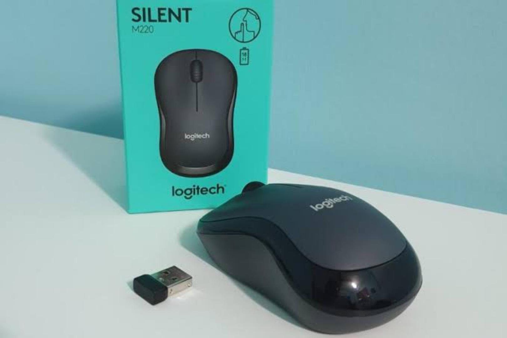 Logitech M220 SILENT WIRELESS MOUSE, Silent Touch Technology