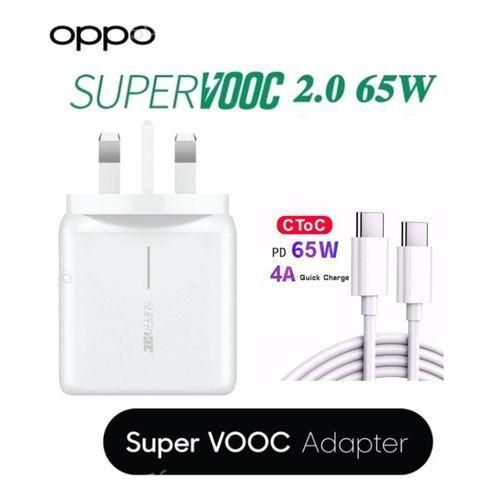 OPPO Supervooc 65W(80W 120W) Fast Charger With Type c Cable