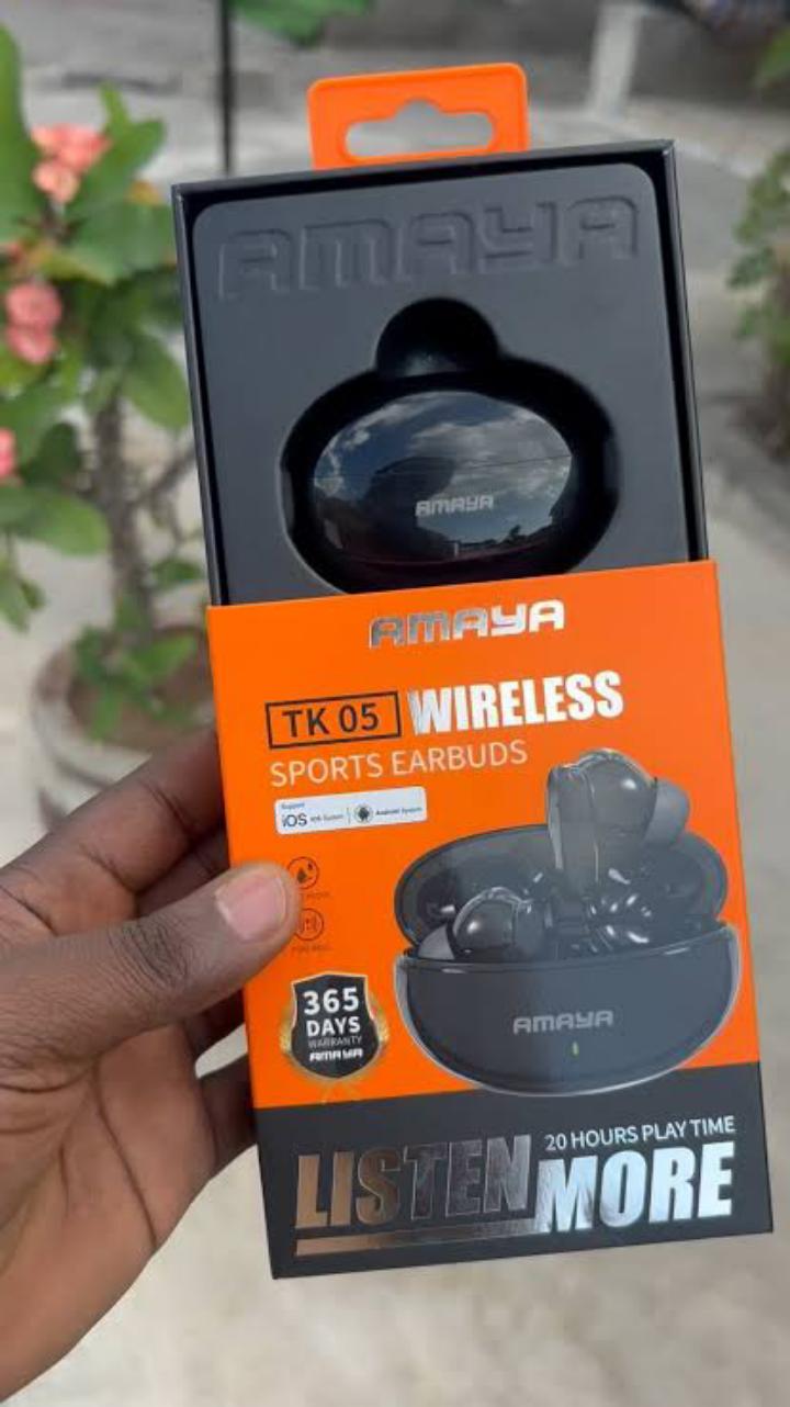 Amaya Bluetooth TK 05 Wireless Earbuds Touch Control With Active Noise Cancellation