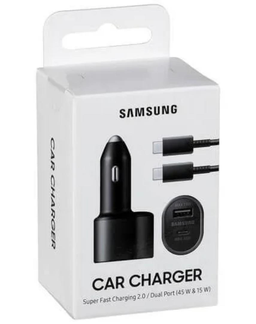 SAMSUNG Super Fast Dual Car Charger (45W+15W
