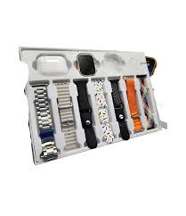 10 in 1 smart watch with seven straps, pods and charging cable