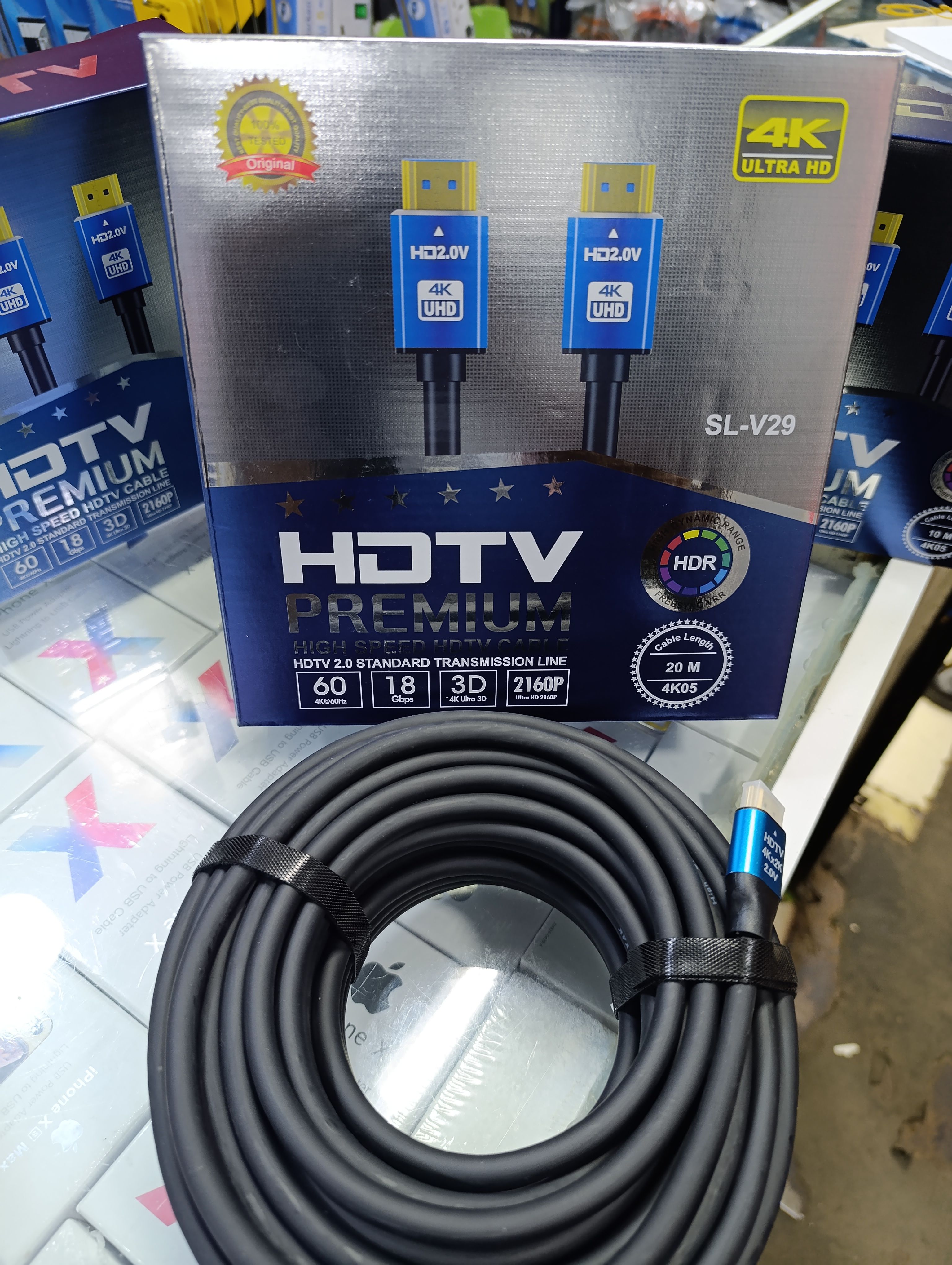 HDMI 1.5M, 3M, 5M, 10M 15M,20M,And 30M HDTV Ultra HD 4K Cable