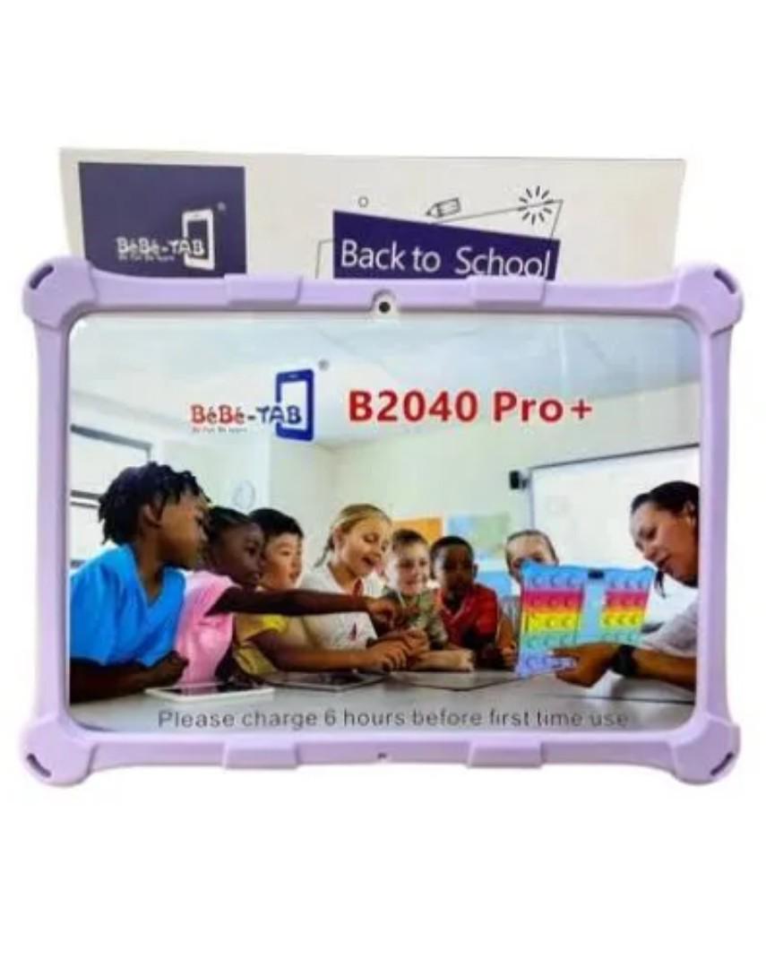 Bebe B2040 Pro+ Kids Tablet - RAM 6GB/ROM 256GB, 10inch Android 12 with SIM Card Slot 6000mAH Kids Studying Tab