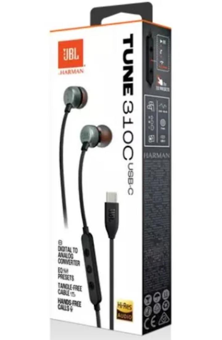 JBL Tune 310C USB-C Earbuds with Microphone