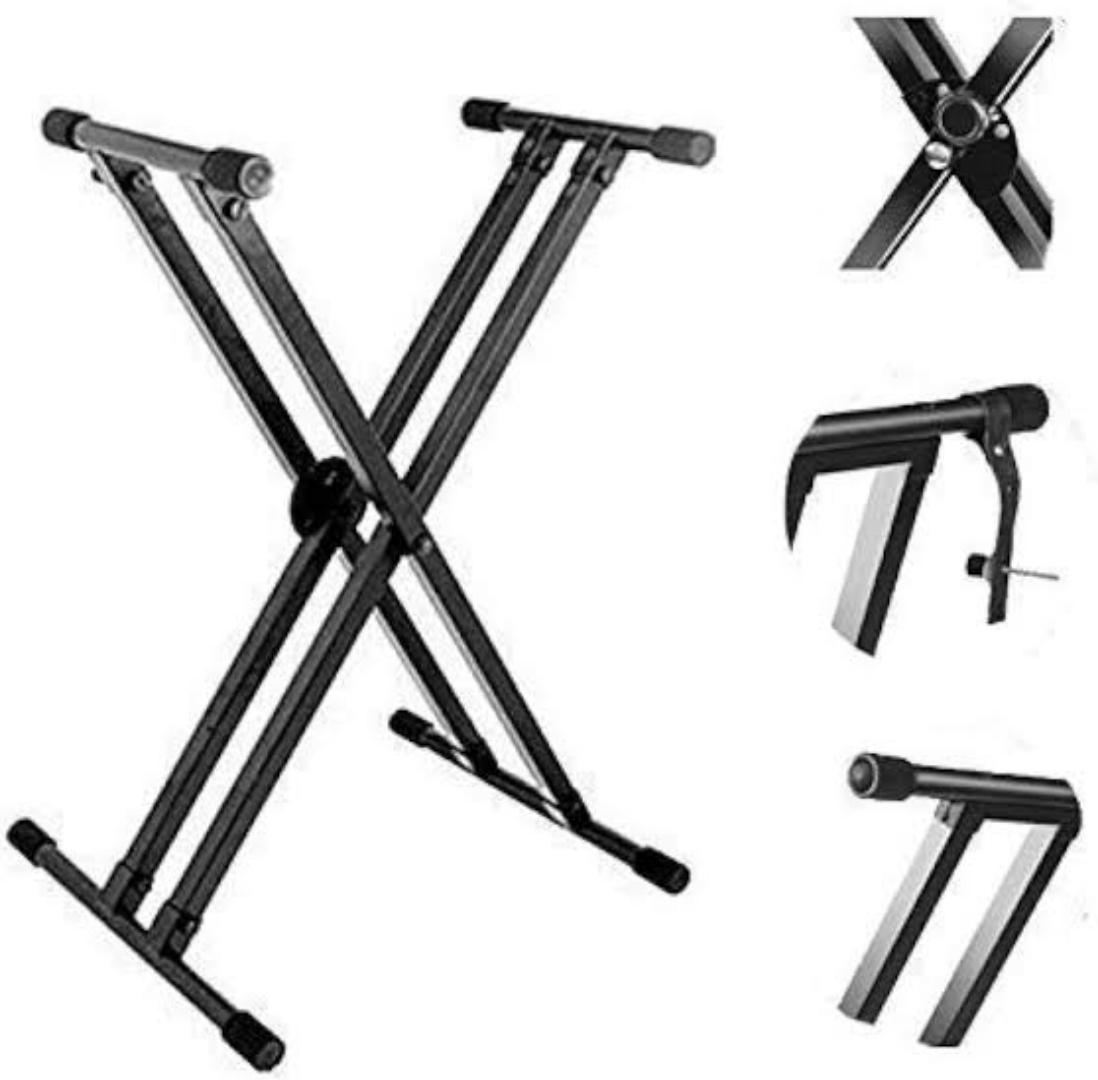 Generic Piano/Keyboard Stand With Locking Stands Double X Shape