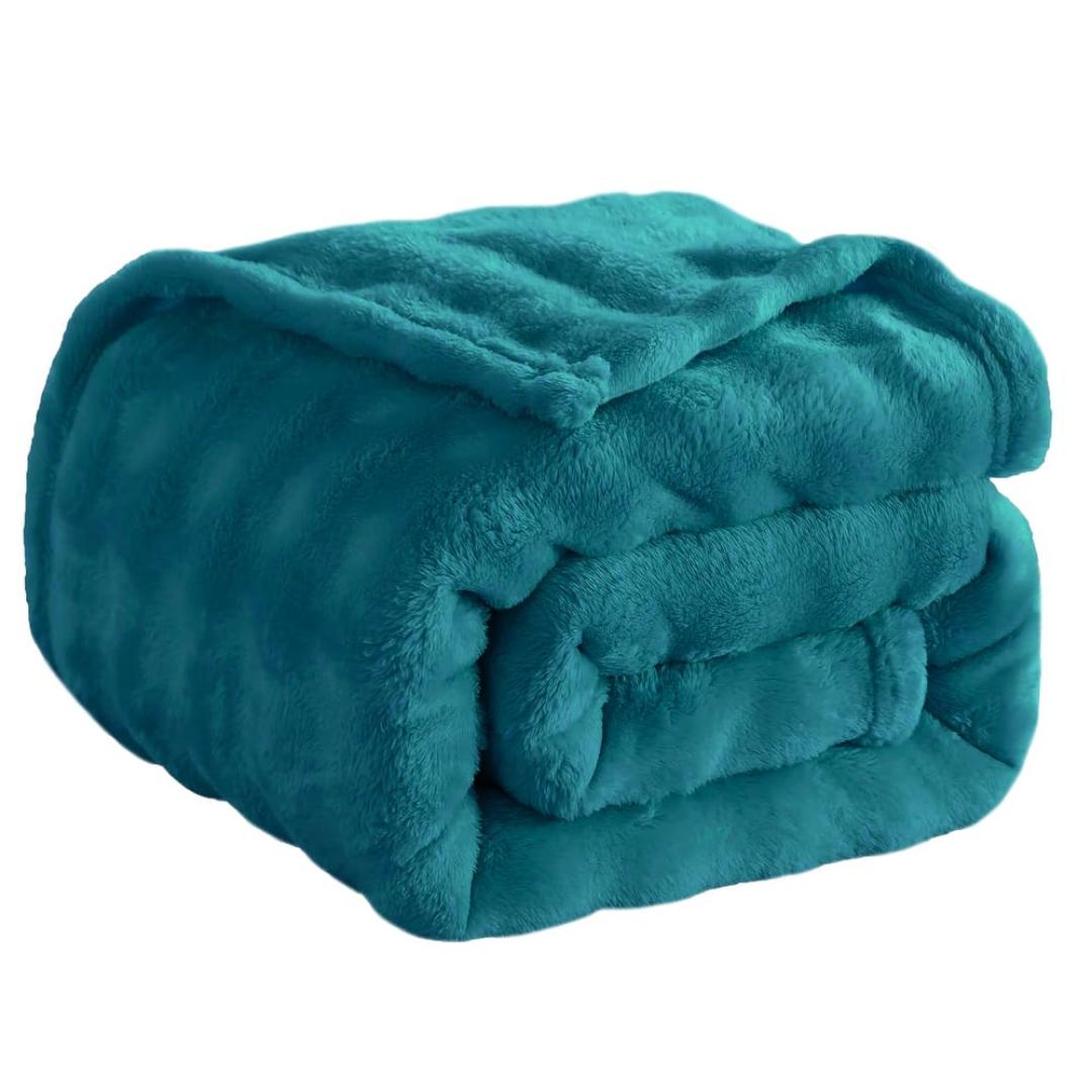 Thick bubble fleece blanket size 6*6fts