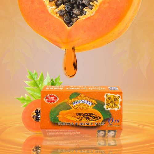 Asantee Papaya And Honey Skin Whitening Anti Acne Facial Soap