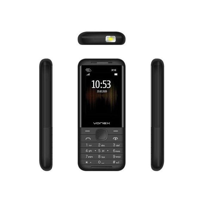 Vonex X10 Camera, FM Radio, Dual Sim, Battery 2500mAH With Torch+Facebook featured phone