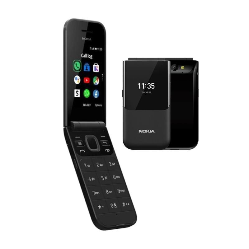 (BRAND NEW)Nokia 2720 Flip Mobile, Mobile Phone, Dual Screen, Dual Sim Card - Black
