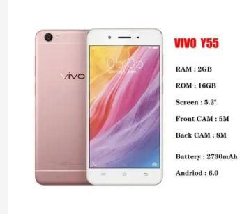 Refurbished Original VIVO Y55 y55l 4G LTE 5.2" Dual SIM 2GB RAM 16GB ROM Android Phone