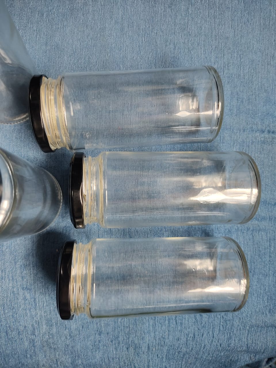 250ML Mason Jars Glass Canning Jars with Airtight Lids, Glass Storage Containers for Overnight Oats, Jam, Jelly, Honey, Beans, Spice,